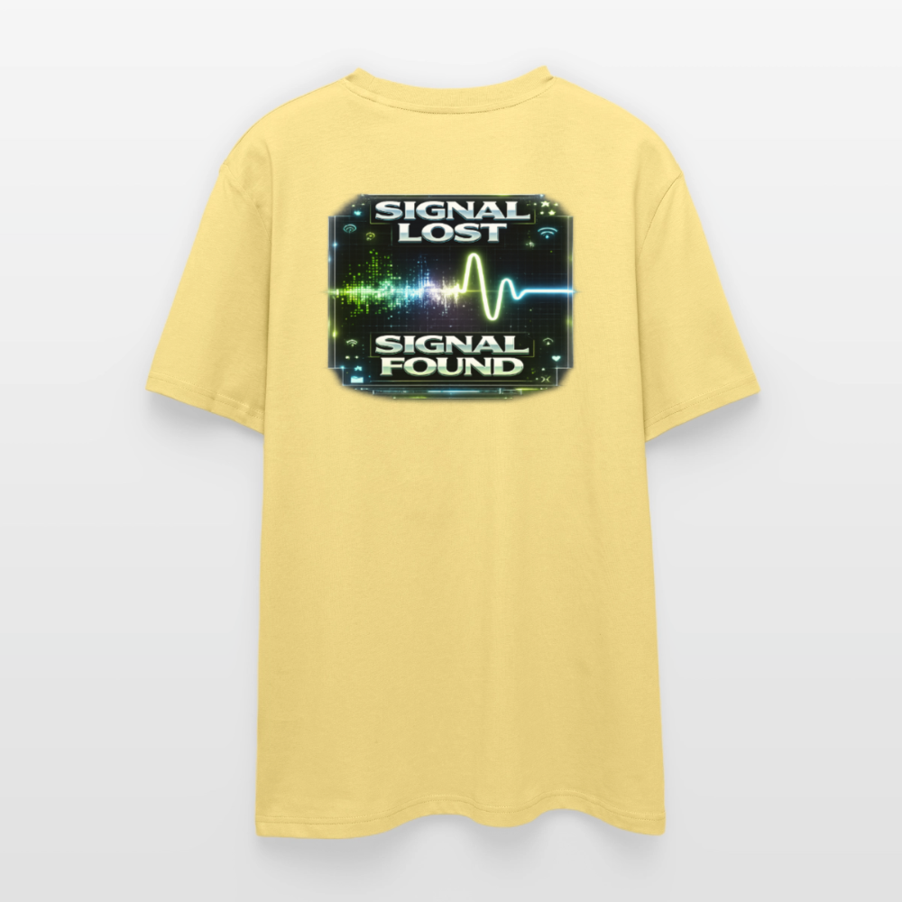Organic T-Shirt - Signal Restored - viva yellow 