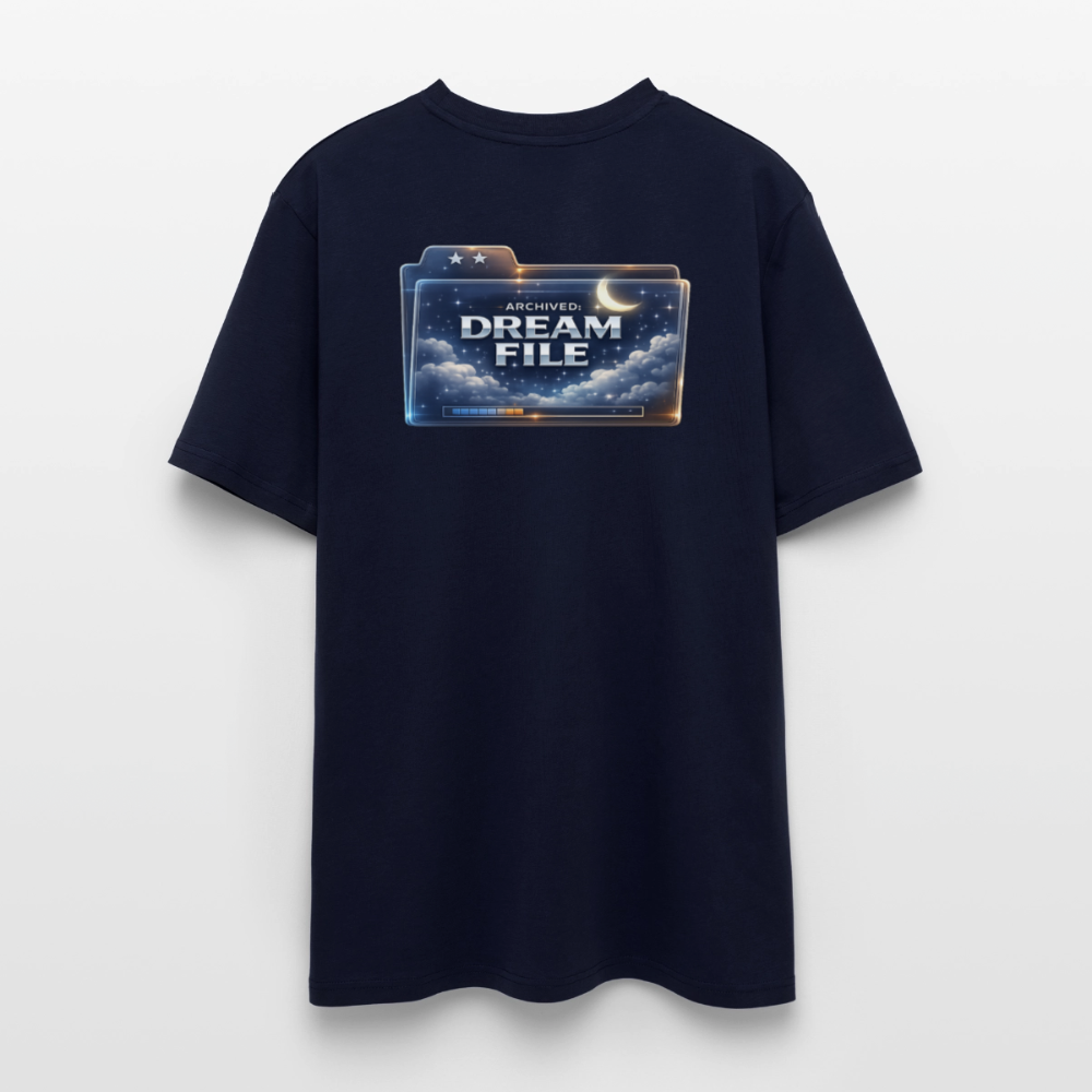Organic T-Shirt - Archived Dream File - navy