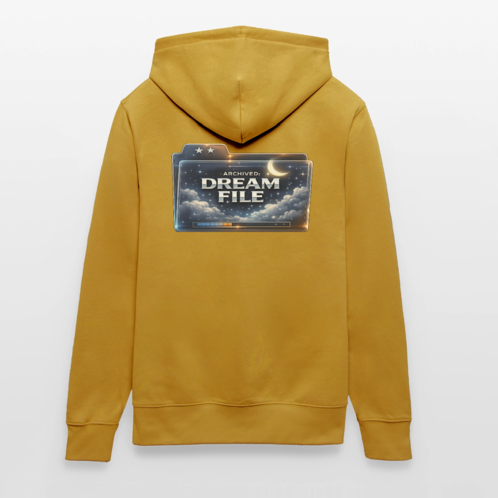 Organic Hoody - Archived Dream File - ochre