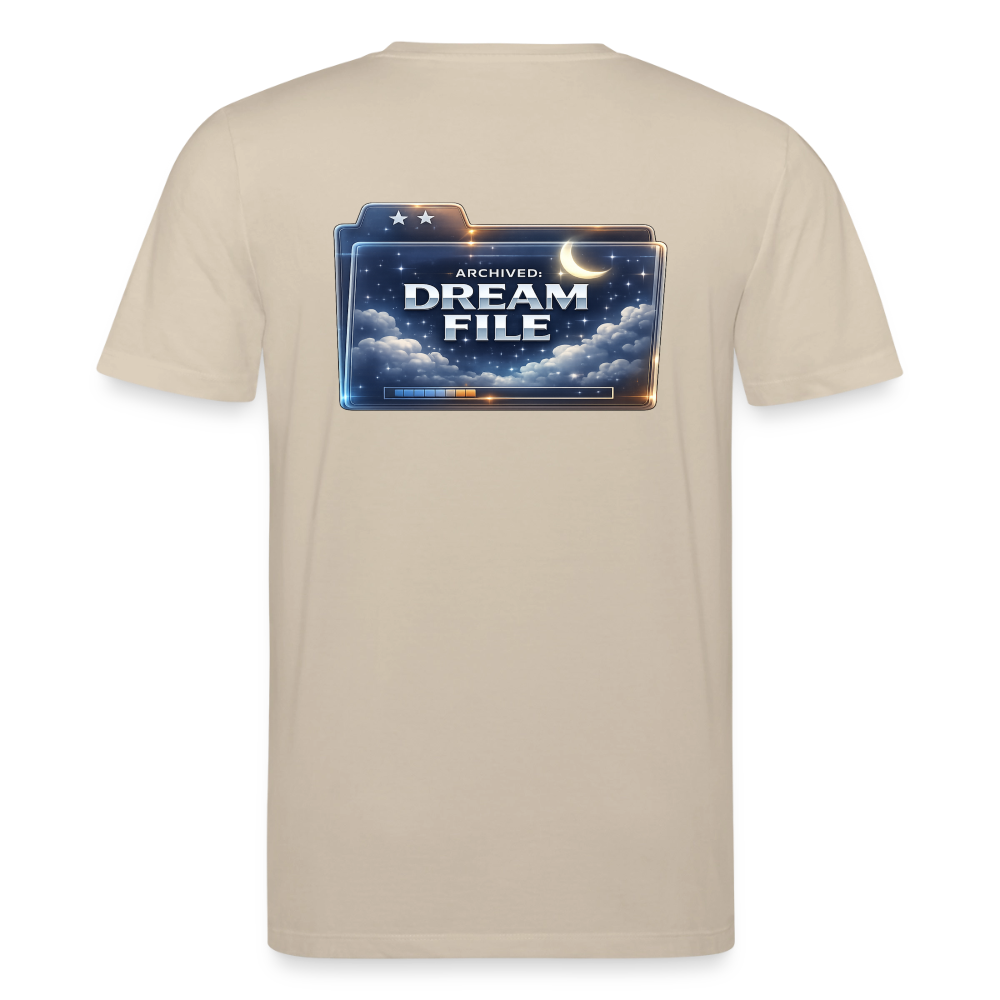 Organic T-Shirt - Archived Dream File - beige