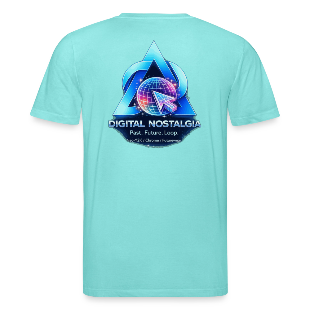 Organic T-Shirt - Eternal Quantum Era - pool blue
