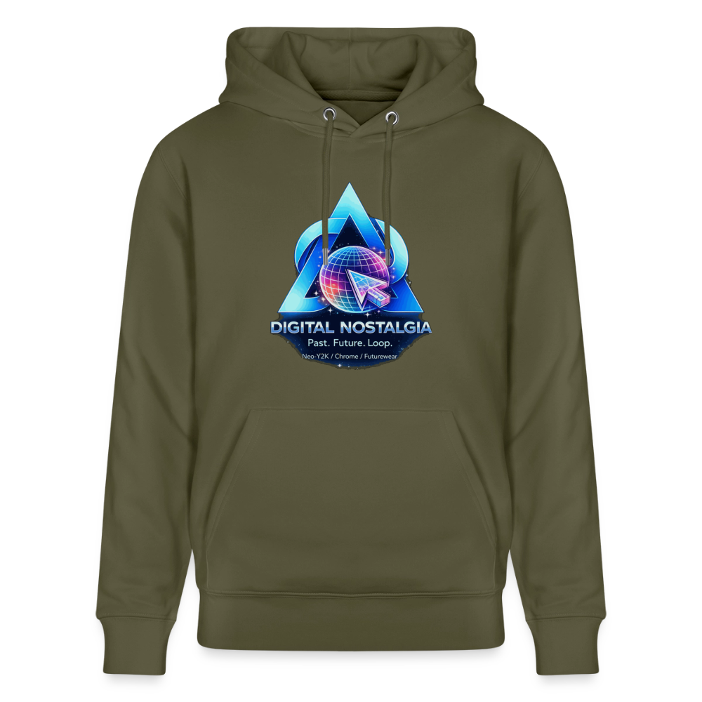 Organic Hoody - Eternal Quantum Era - khaki green