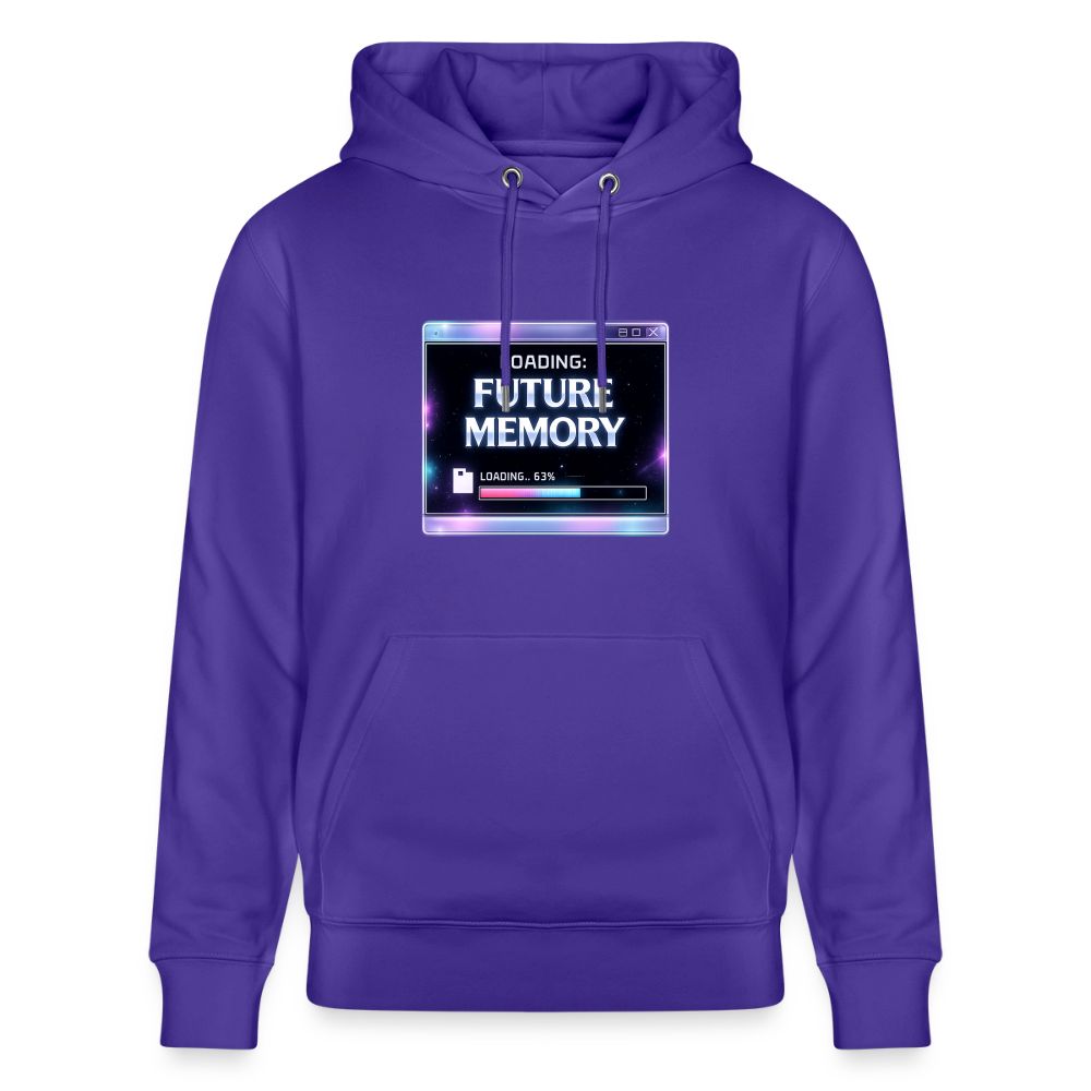 Organic Hoody - Future Memory - purple love 