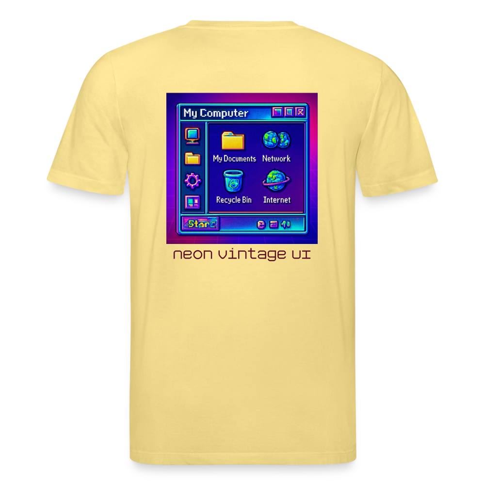 Organic T-Shirt - Retro Desktop - viva yellow 