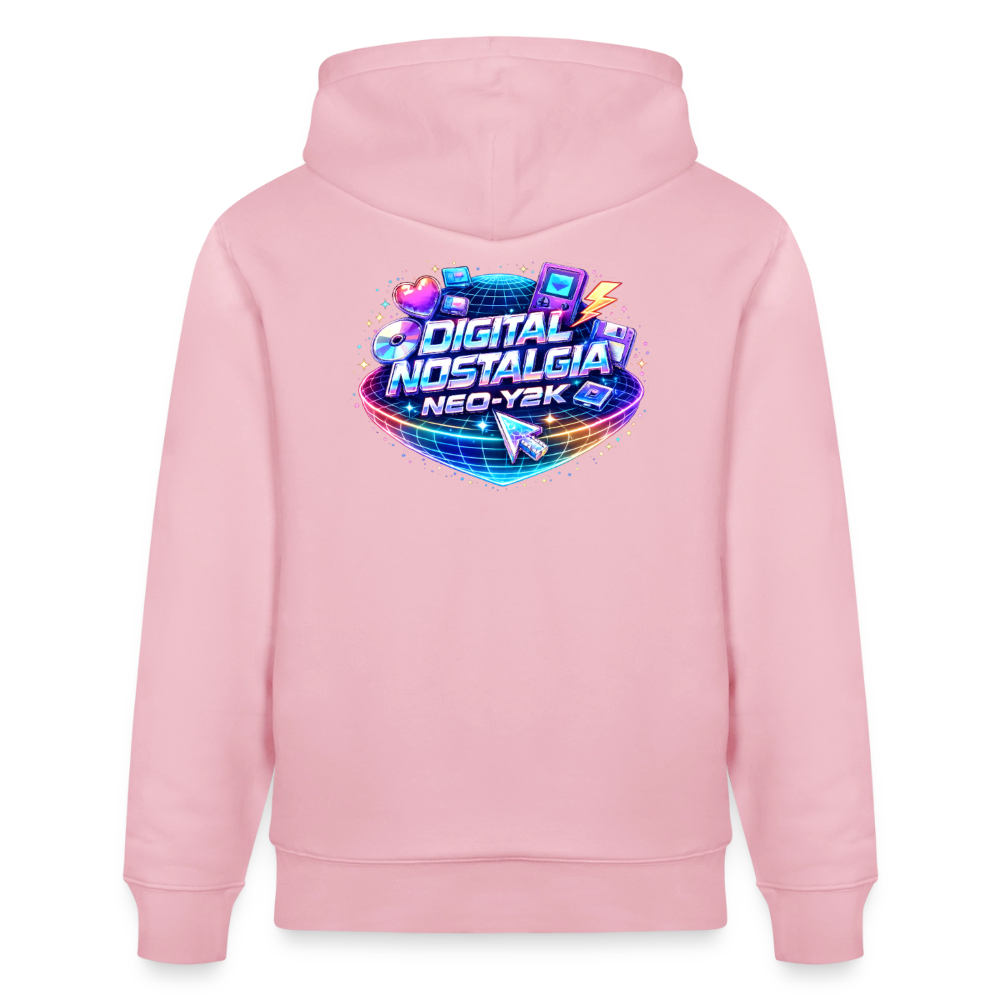 Organic Hoody - Neo Y2K Revival - cotton pink