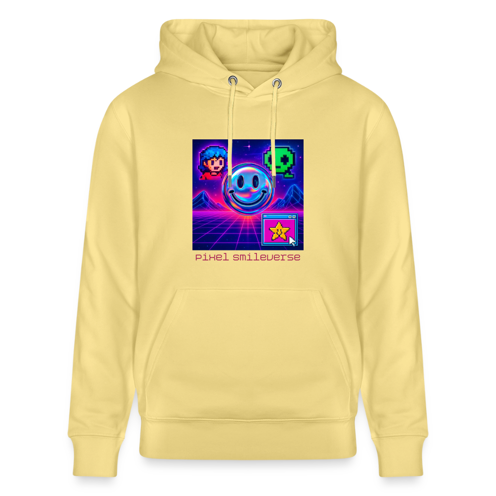 Organic Hoody - Retro Arcade Dream - viva yellow 