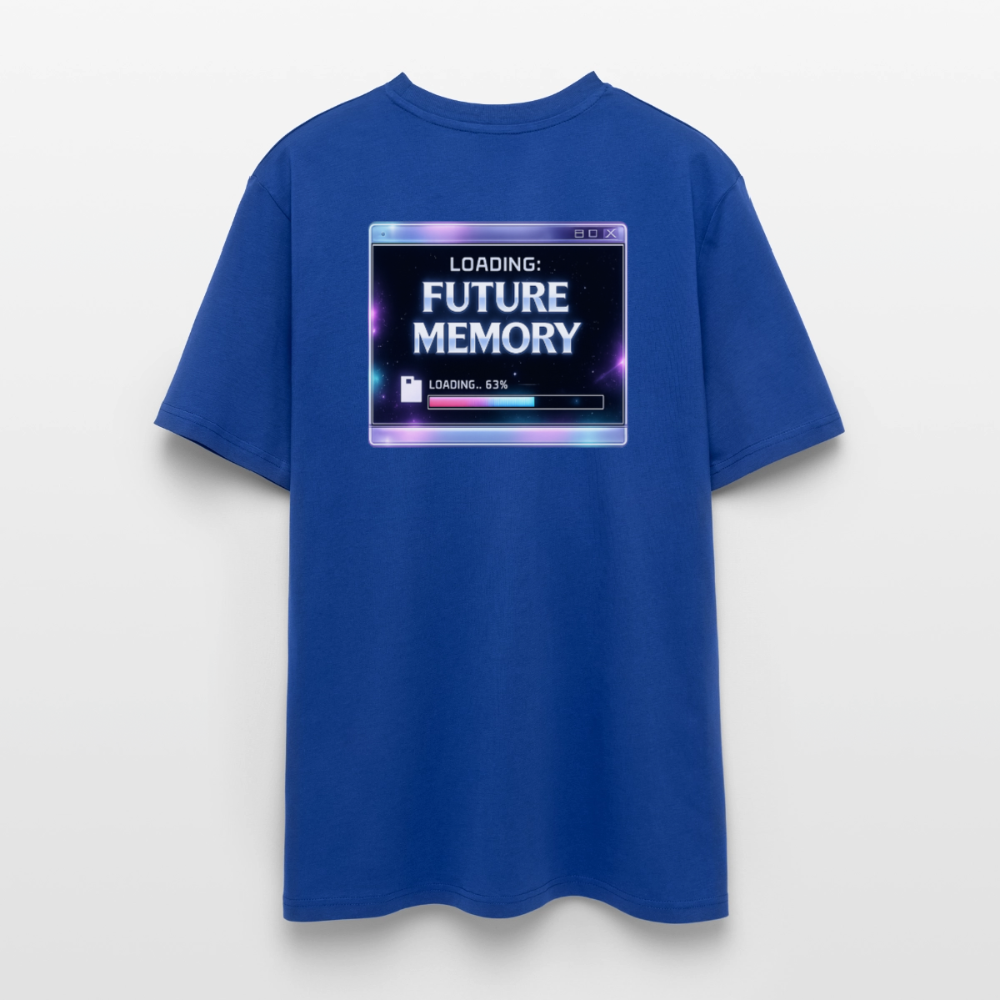 Organic T-Shirt - Future Memory - majorelle blue