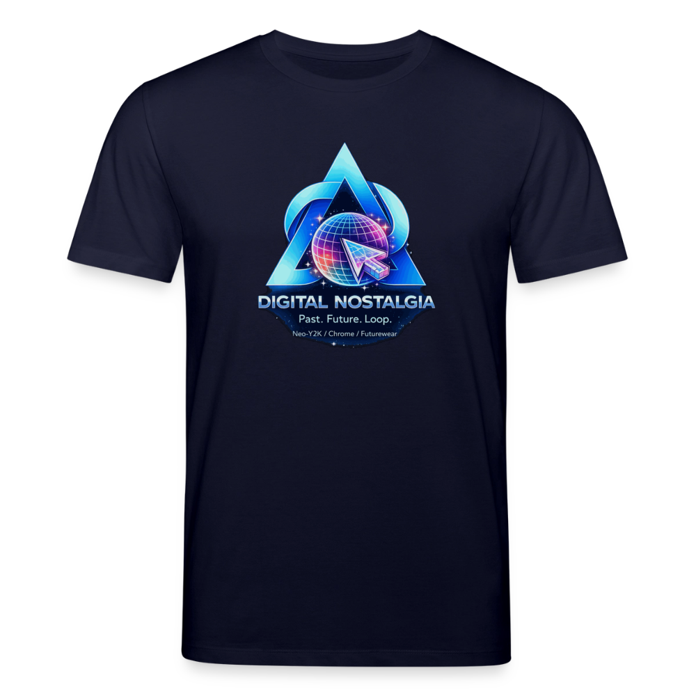 Organic T-Shirt - Eternal Quantum Era - navy