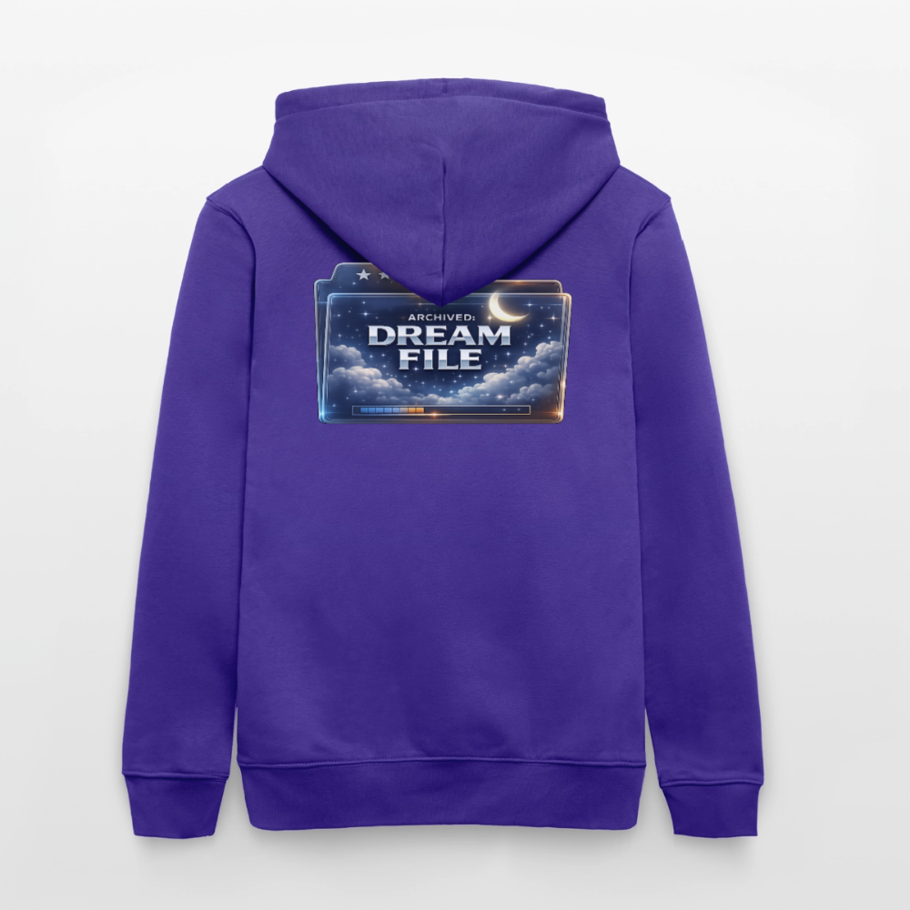 Organic Hoody - Archived Dream File - purple love 