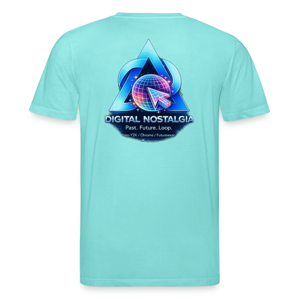 Organic T-Shirt - Eternal Quantum Era - pool blue