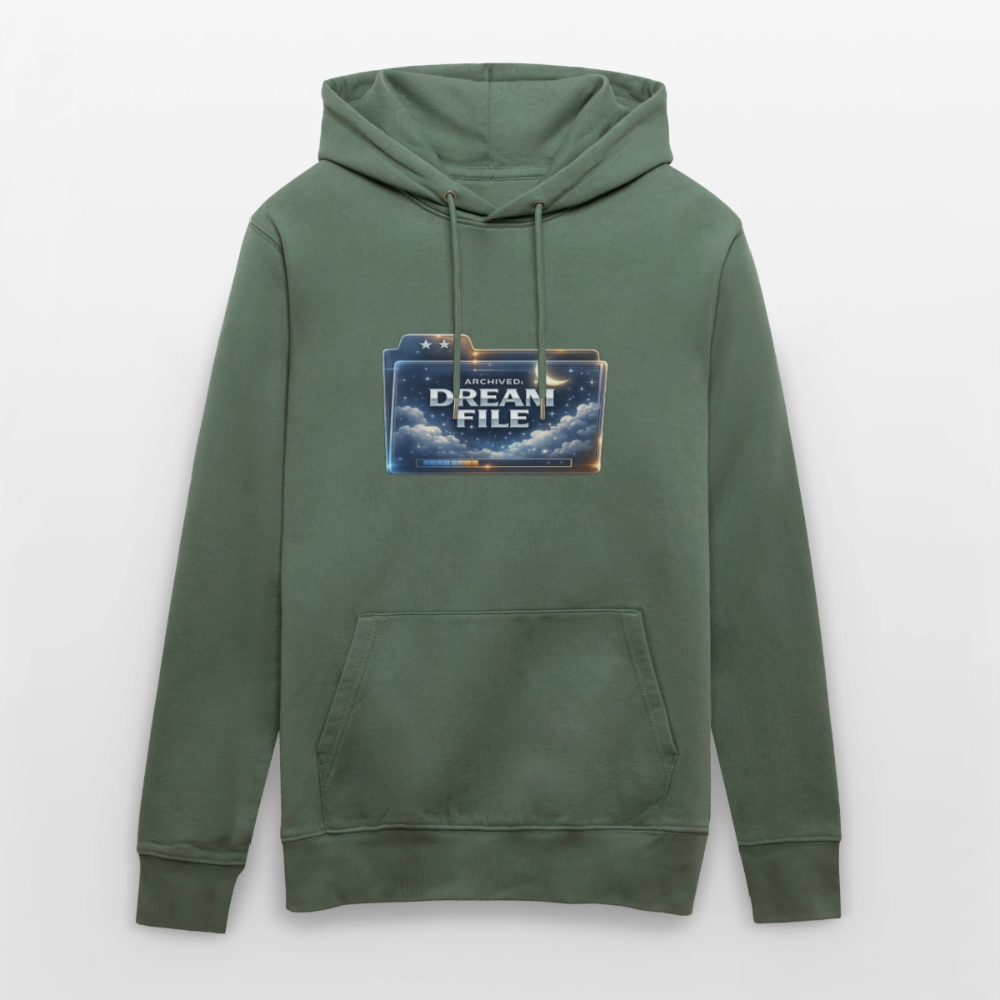Organic Hoody - Archived Dream File - cypress green