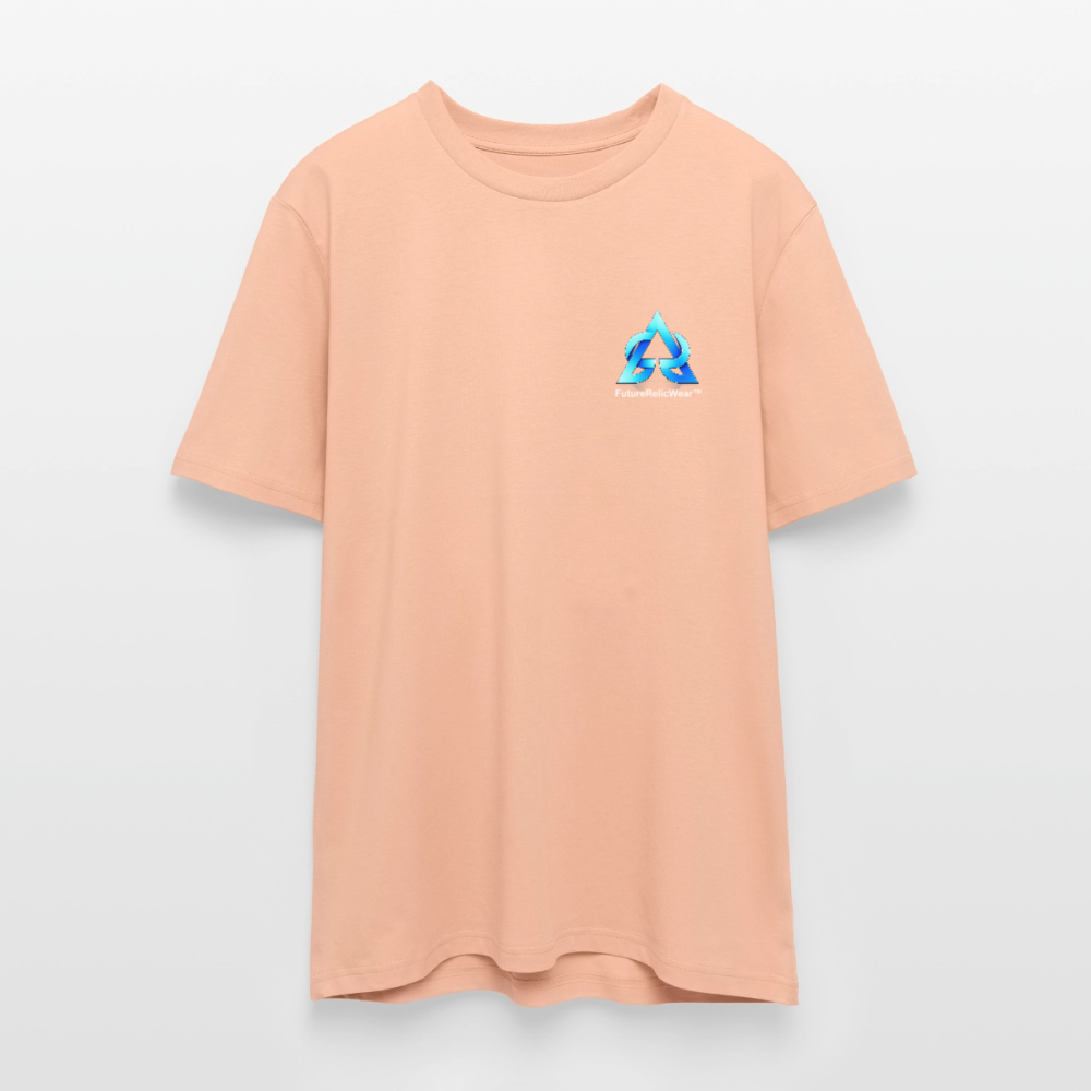 Organic T-Shirt - Neon Geometrics - peach