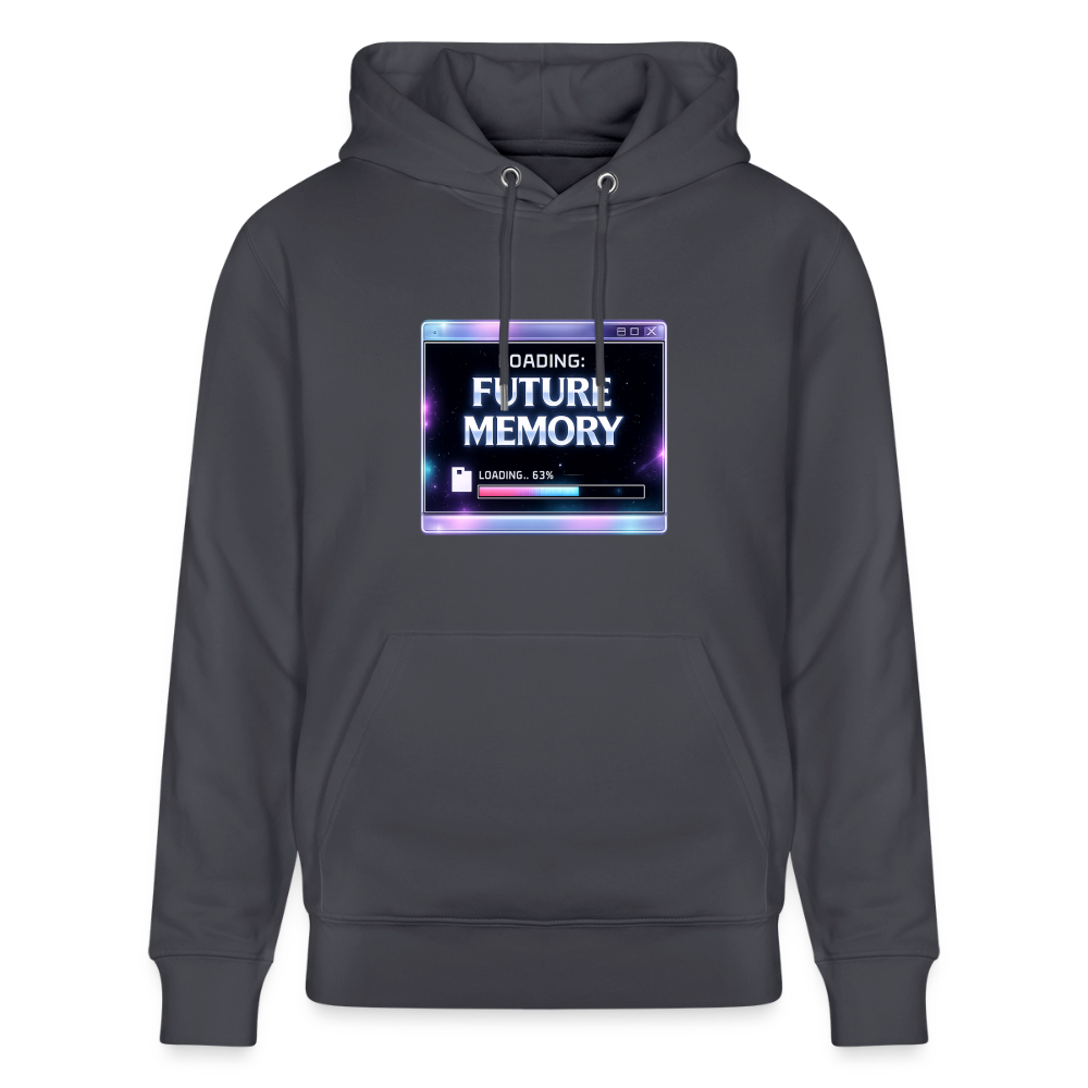 Organic Hoody - Future Memory - indigo blue