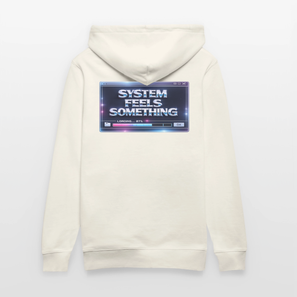 Organic Hoody - Sentience Loading Now - natural white
