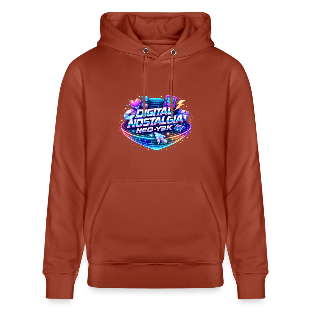 Organic Hoody - Neo Y2K Revival - heritage brown