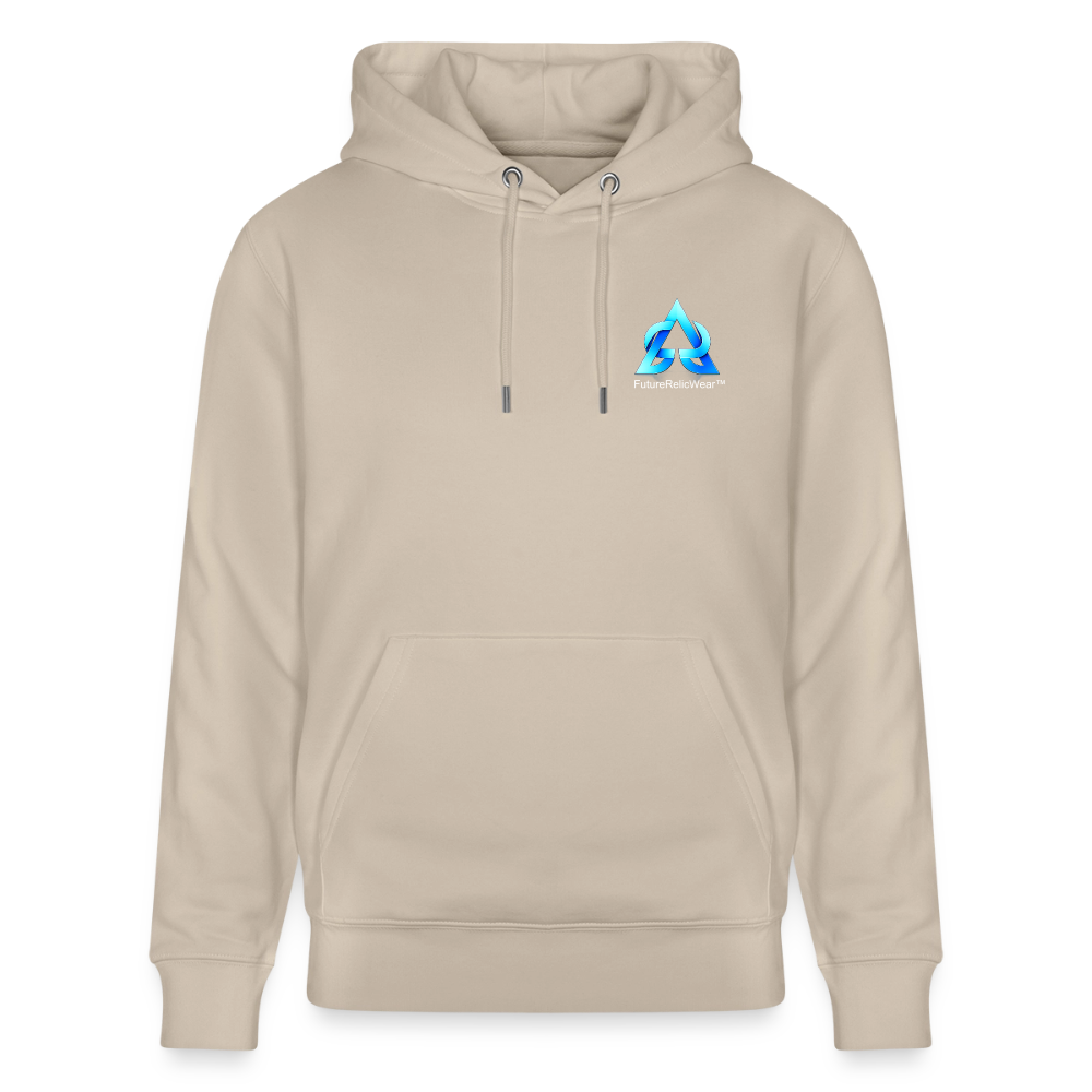 Organic Hoody - Digital Nostalgia - beige