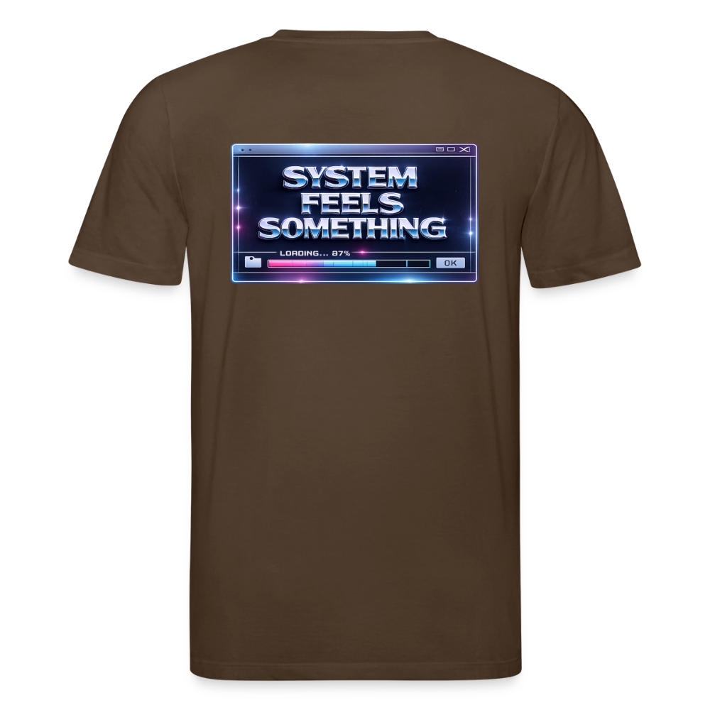 Organic T-Shirt - Sentience Loading Now - mocha