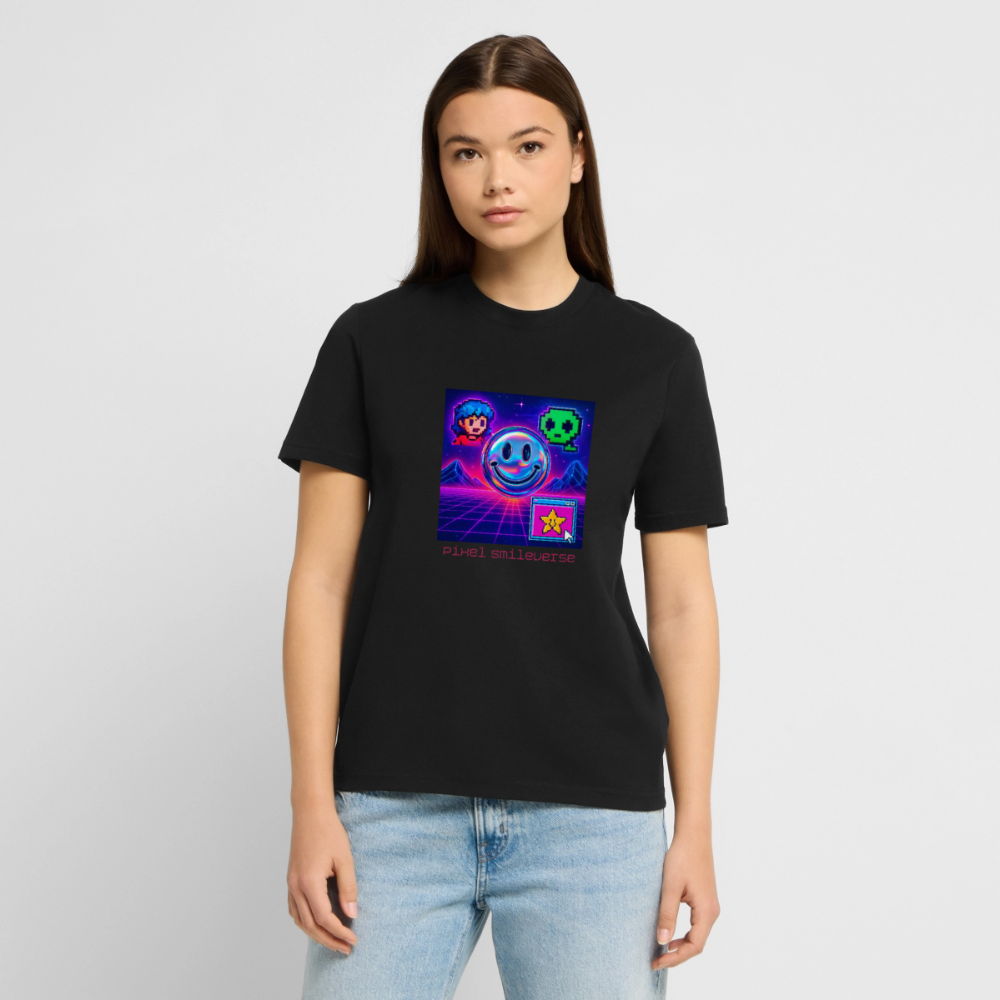 Organic T-Shirt - Retro Arcade Dream - black