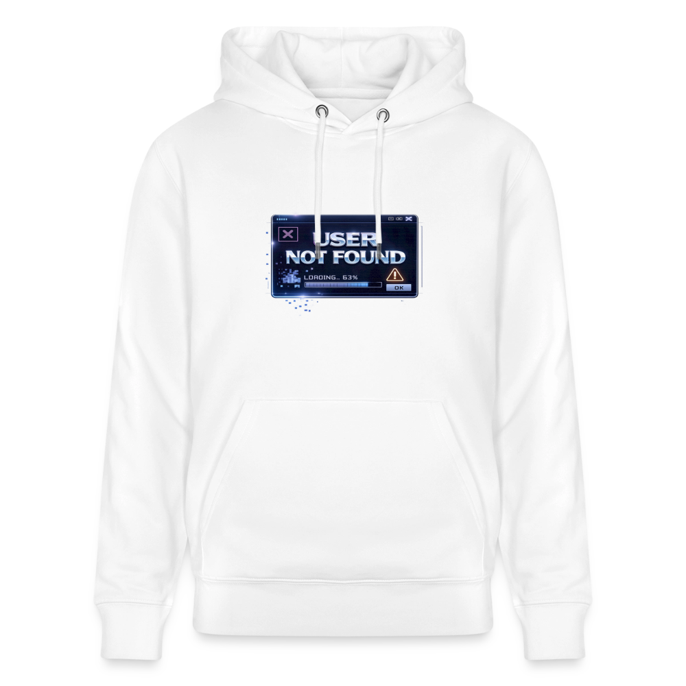 Organic Hoody - User Not Found - white