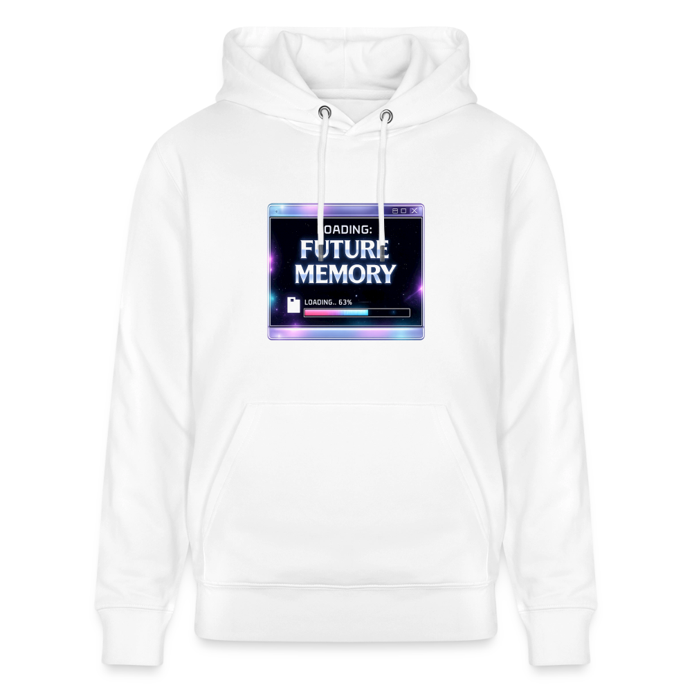 Organic Hoody - Future Memory - white