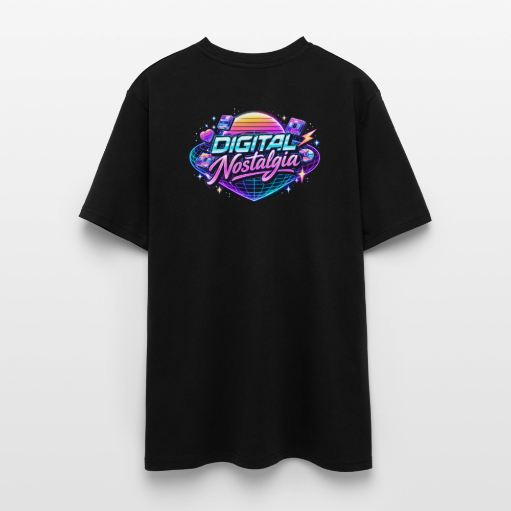 Organic T-Shirt - Retro Future Wave - black
