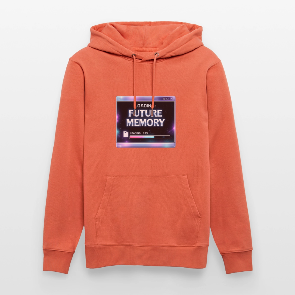 Organic Hoody - Future Memory - light red