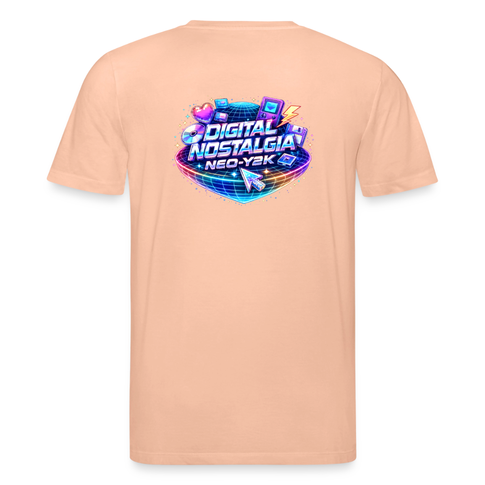 Organic T-Shirt - Neo Y2K Revival - peach