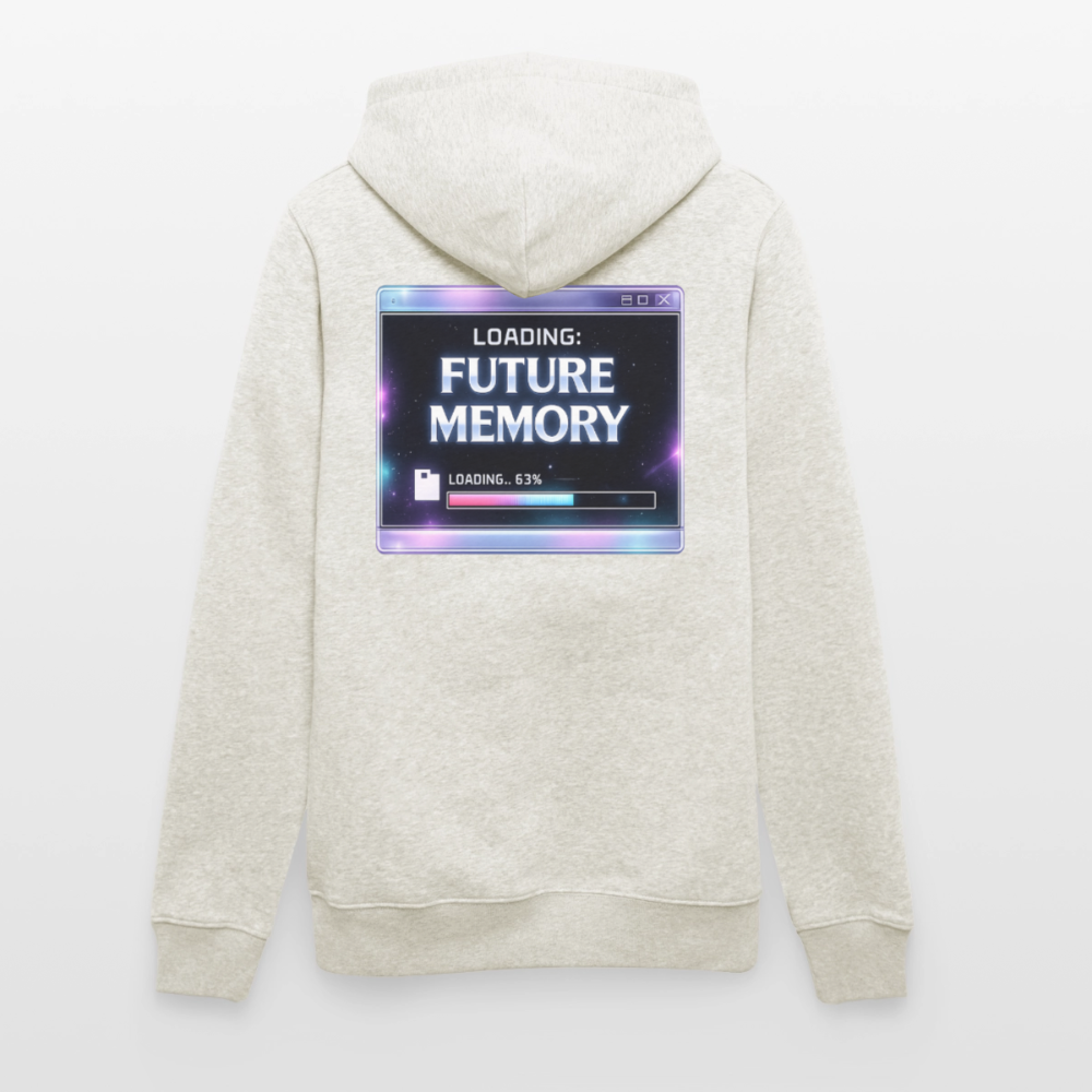 Organic Hoody - Future Memory - heather oatmeal