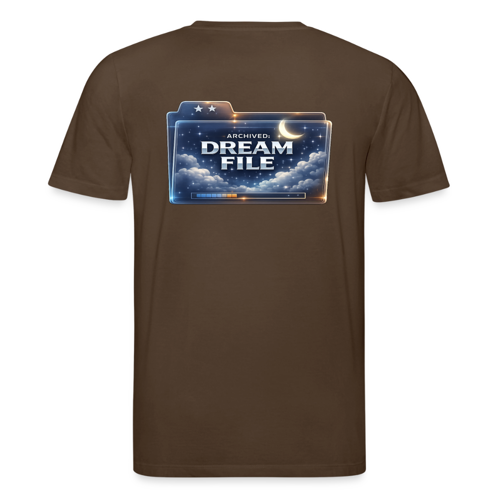 Organic T-Shirt - Archived Dream File - mocha