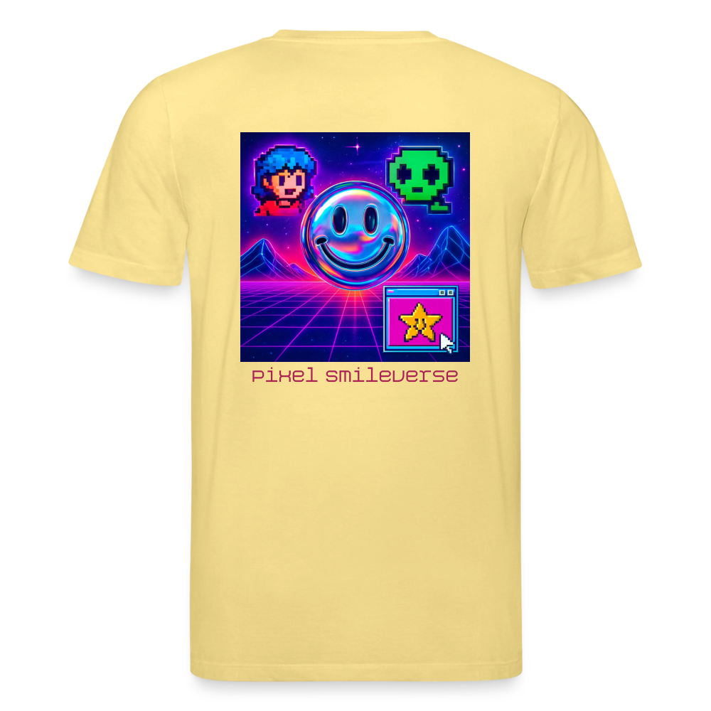 Organic T-Shirt - Retro Arcade Dream - viva yellow 