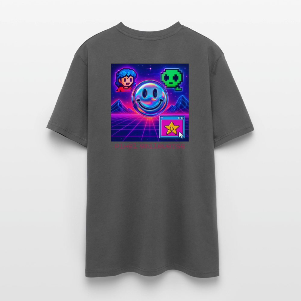 Organic T-Shirt - Retro Arcade Dream - anthracite