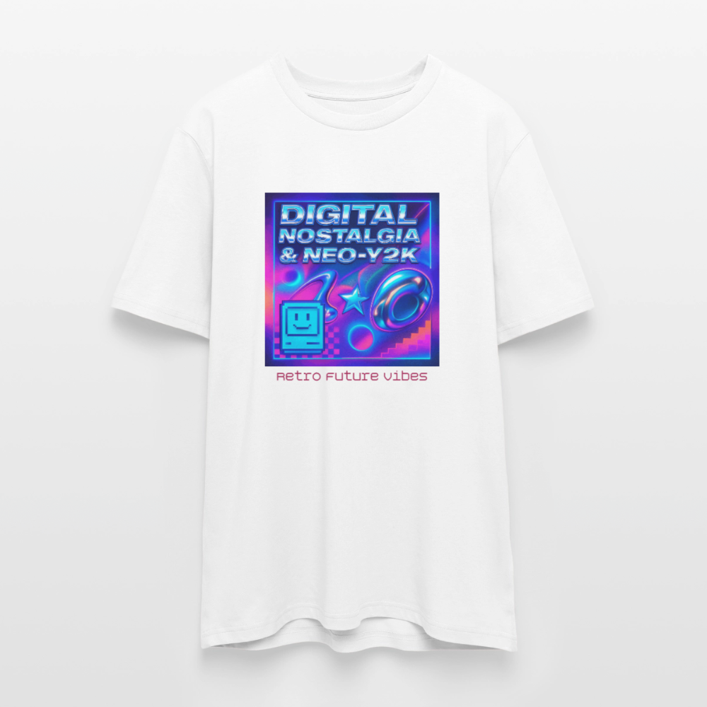 Organic T-Shirt - Digital Nostalgia - white