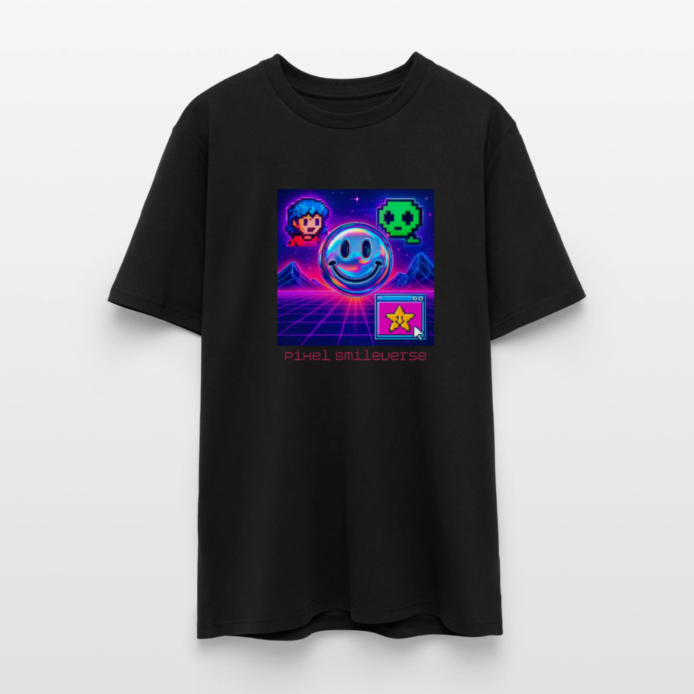 Organic T-Shirt - Retro Arcade Dream - black