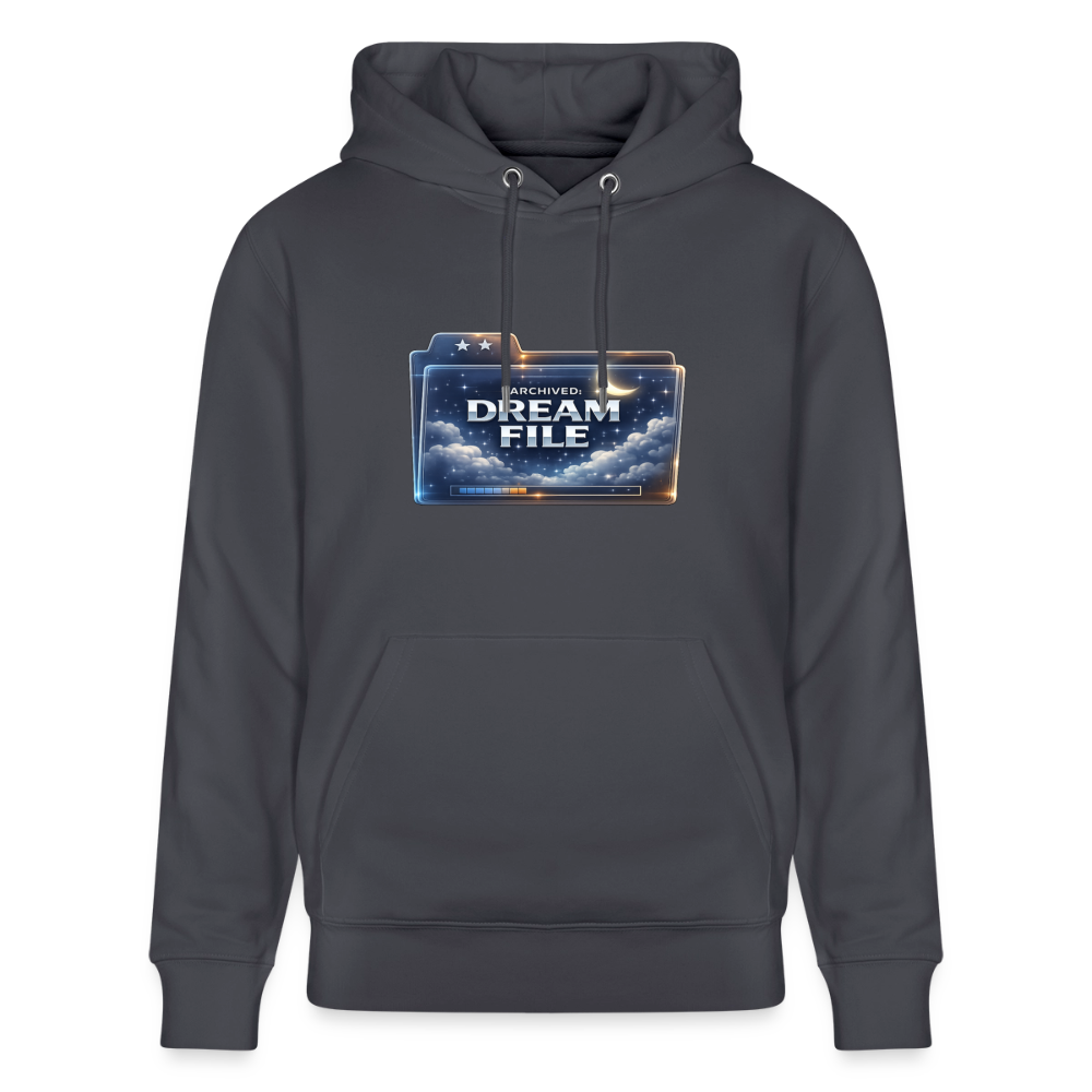 Organic Hoody - Archived Dream File - indigo blue