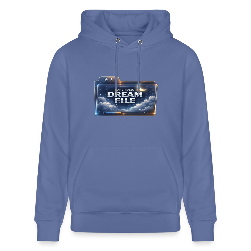 Organic Hoody - Archived Dream File - bright blue