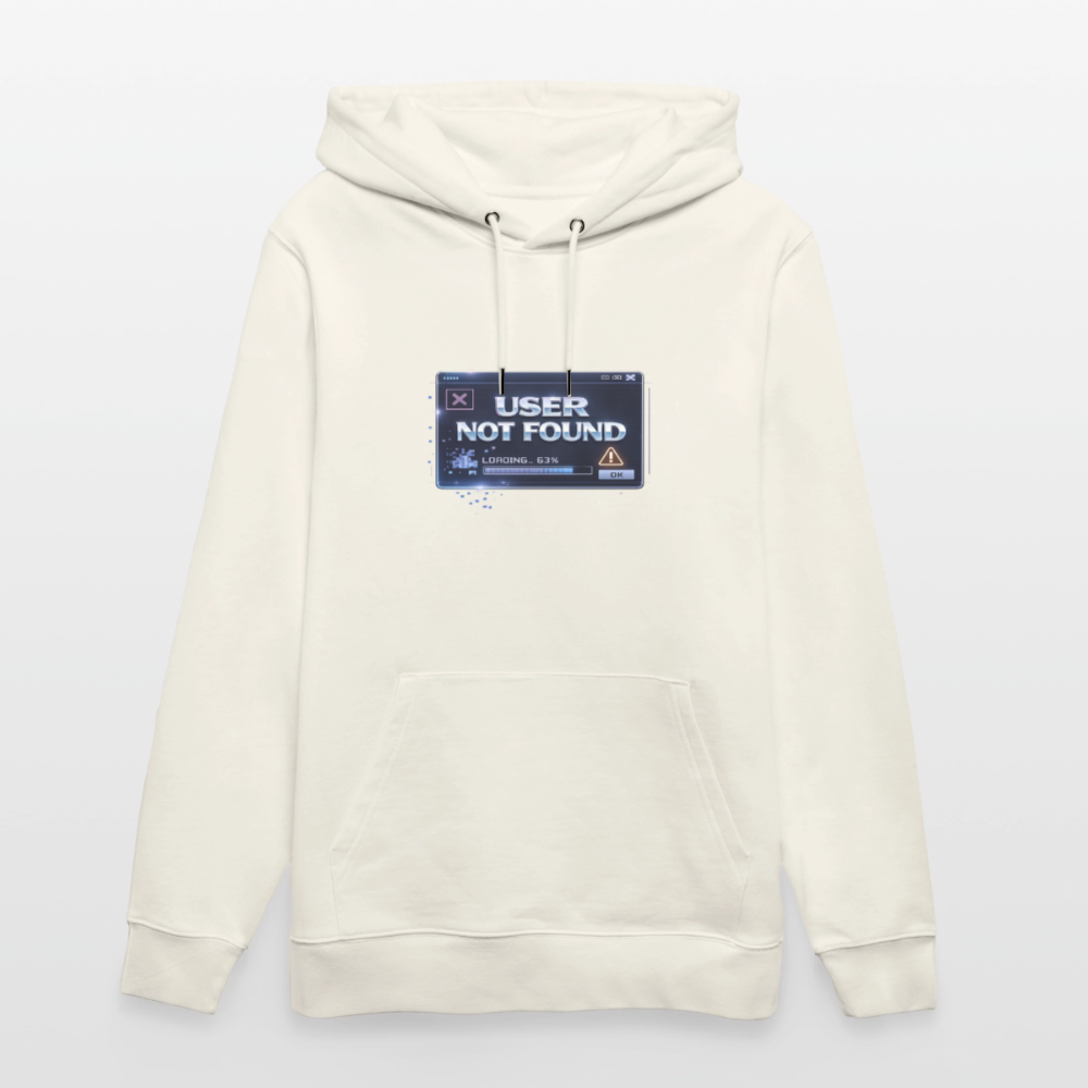Organic Hoody - User Not Found - natural white
