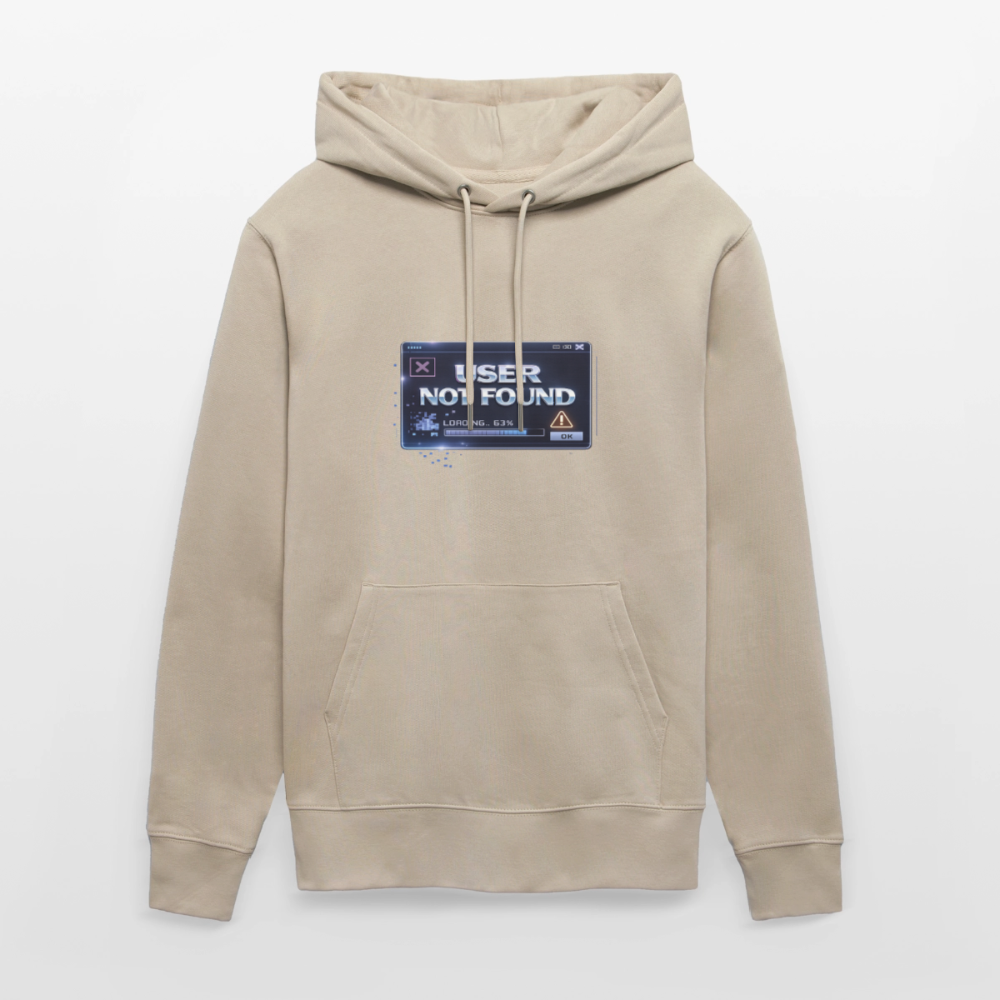 Organic Hoody - User Not Found - beige