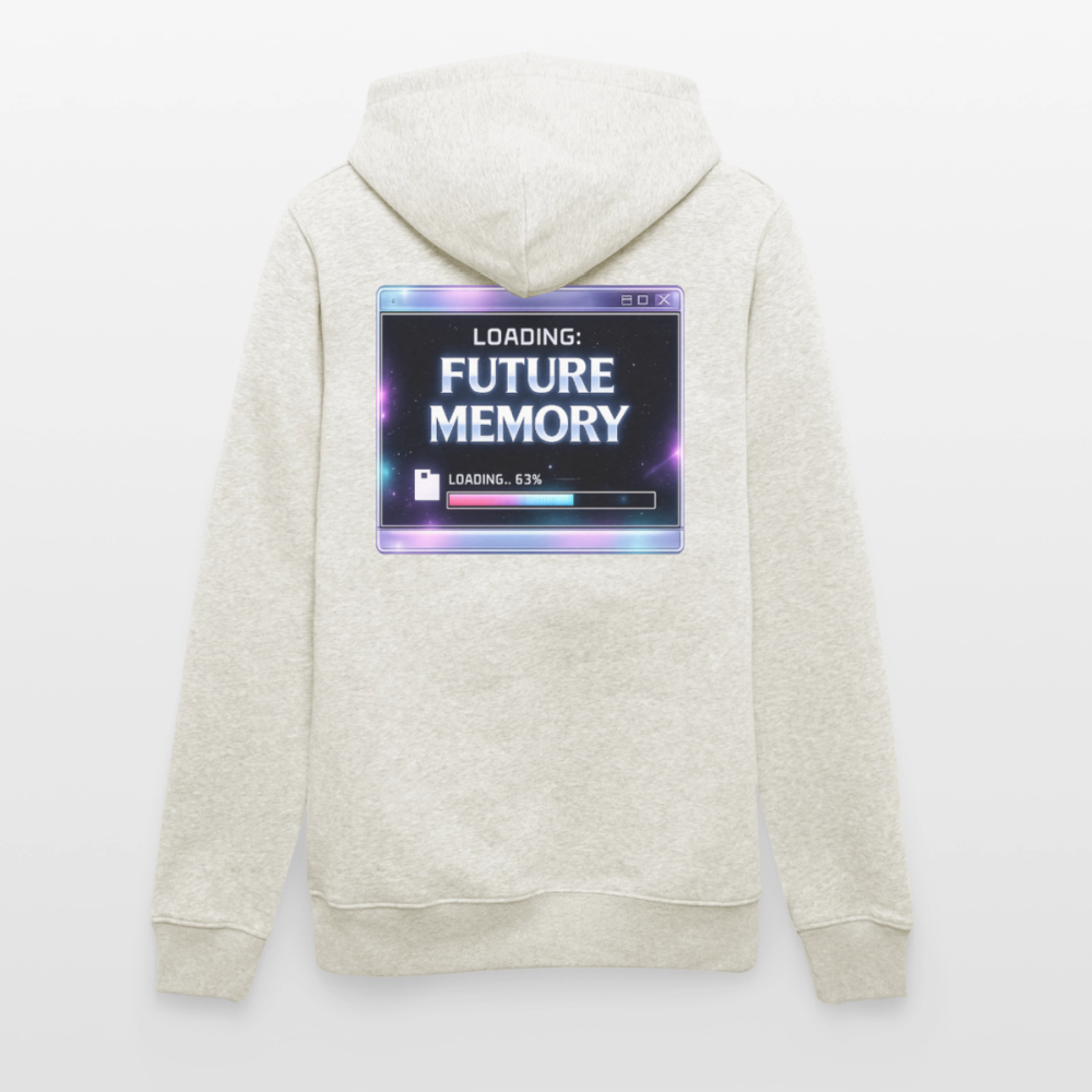 Organic Hoody - Future Memory - heather oatmeal