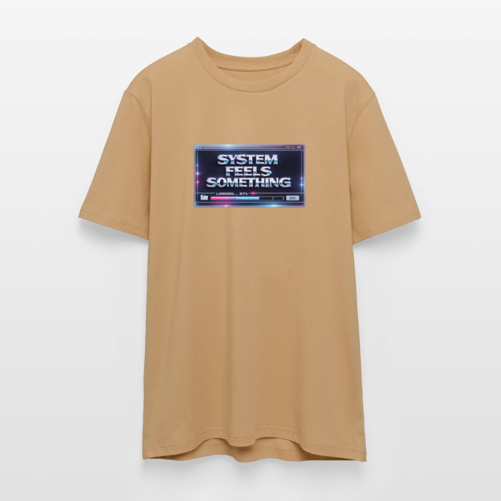Organic T-Shirt - Sentience Loading Now - caramel 