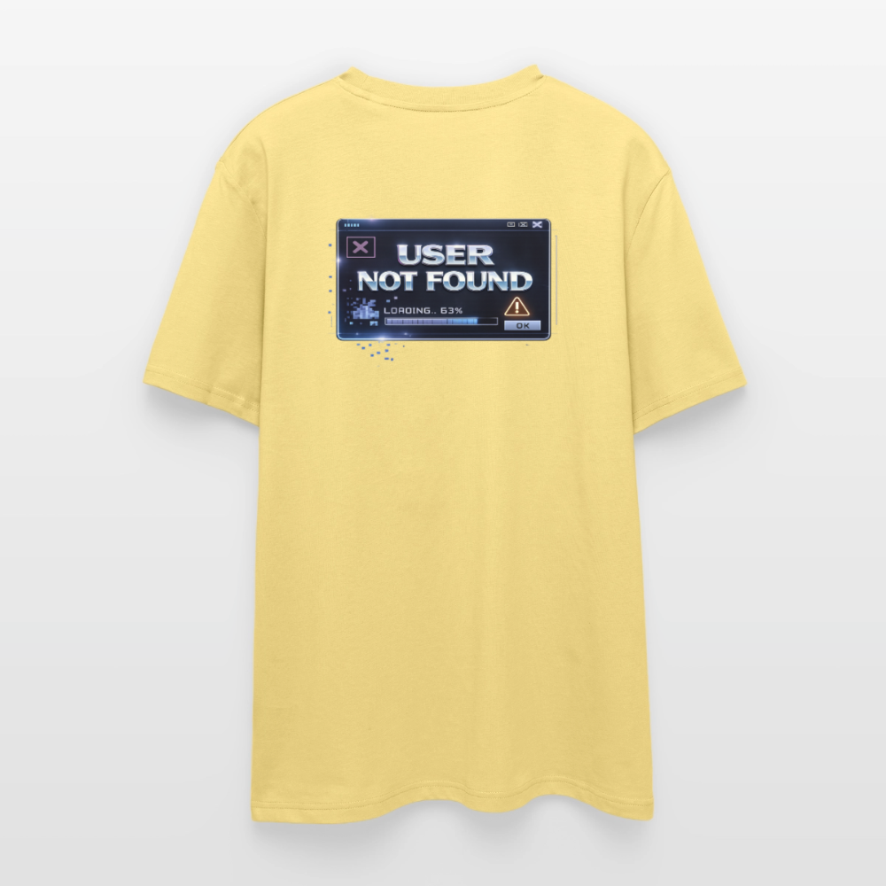 Organic T-Shirt - User Not Found - viva yellow 
