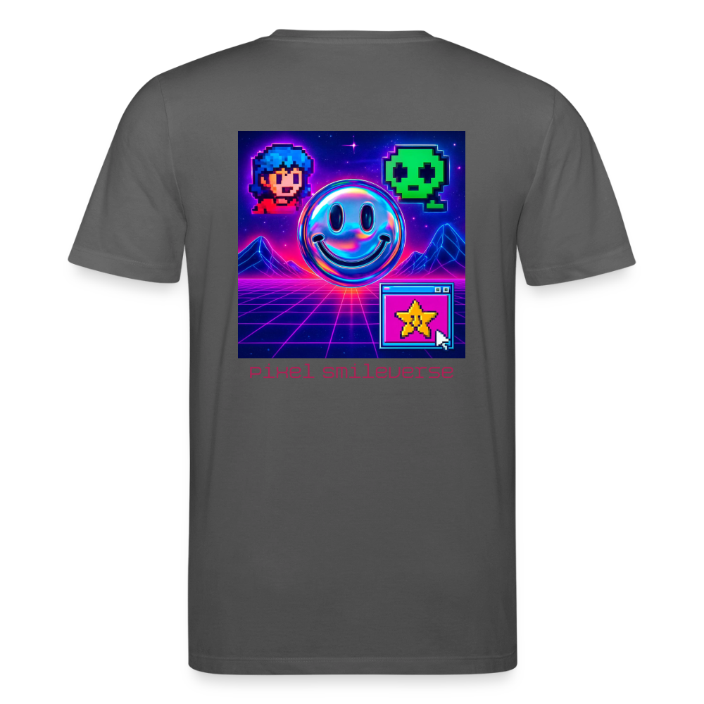 Organic T-Shirt - Retro Arcade Dream - anthracite