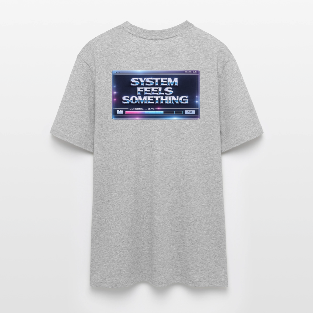 Organic T-Shirt - Sentience Loading Now - heather grey
