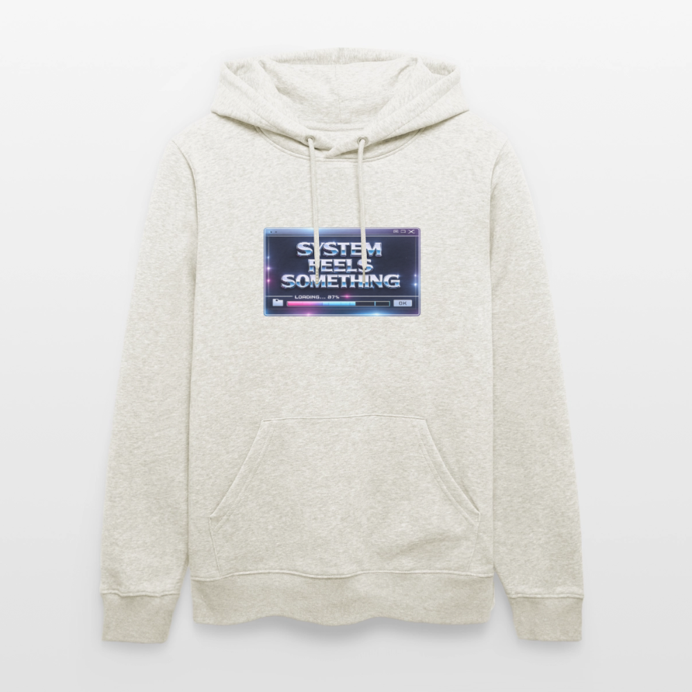 Organic Hoody - Sentience Loading Now - heather oatmeal