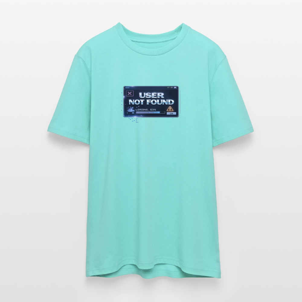 Organic T-Shirt - User Not Found - pool blue