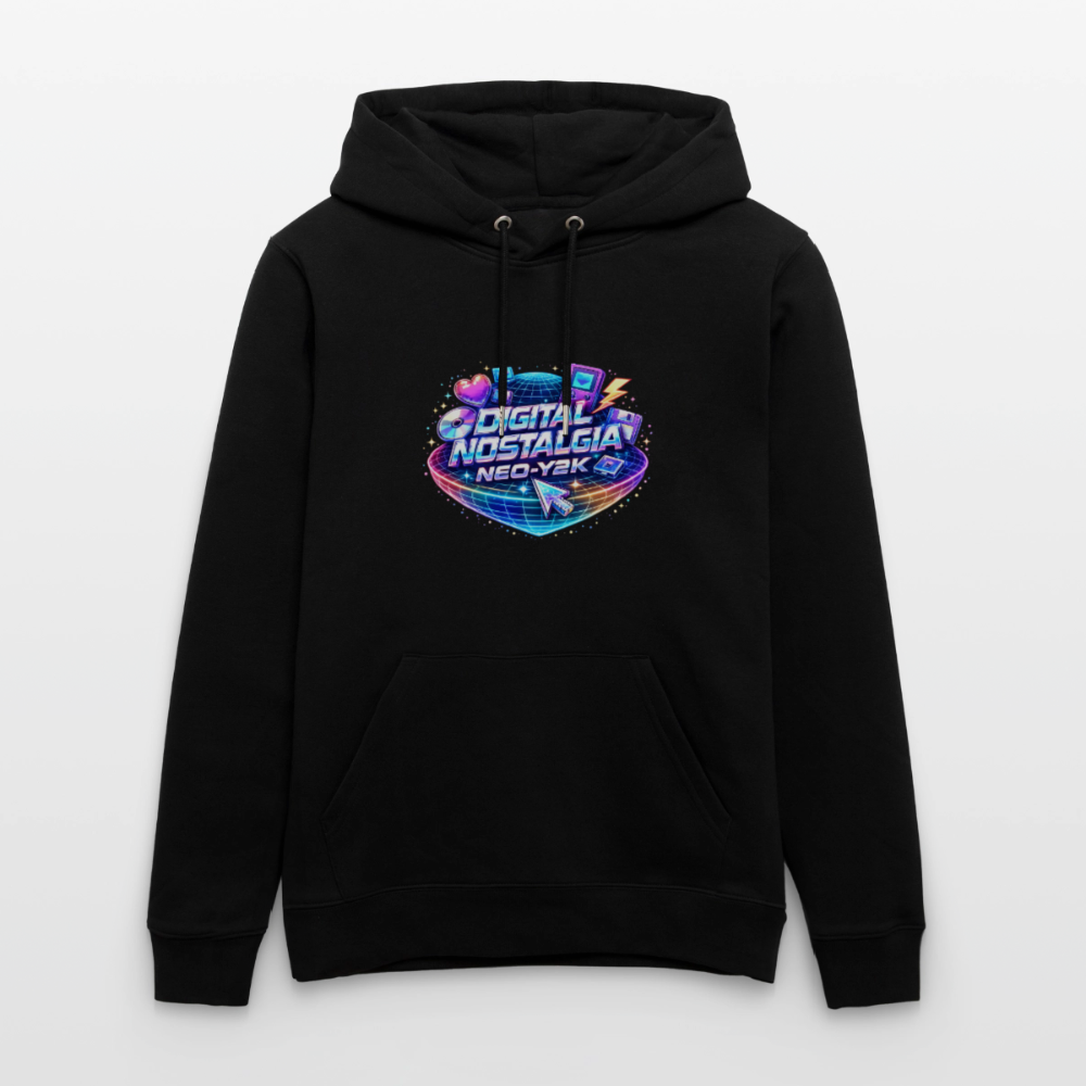 Organic Hoody - Neo Y2K Revival - black