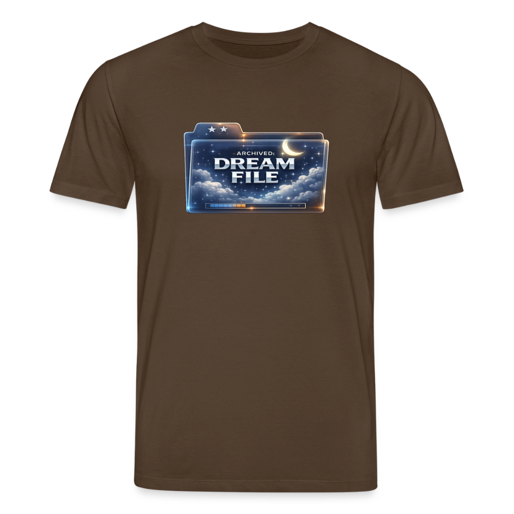 Organic T-Shirt - Archived Dream File - mocha