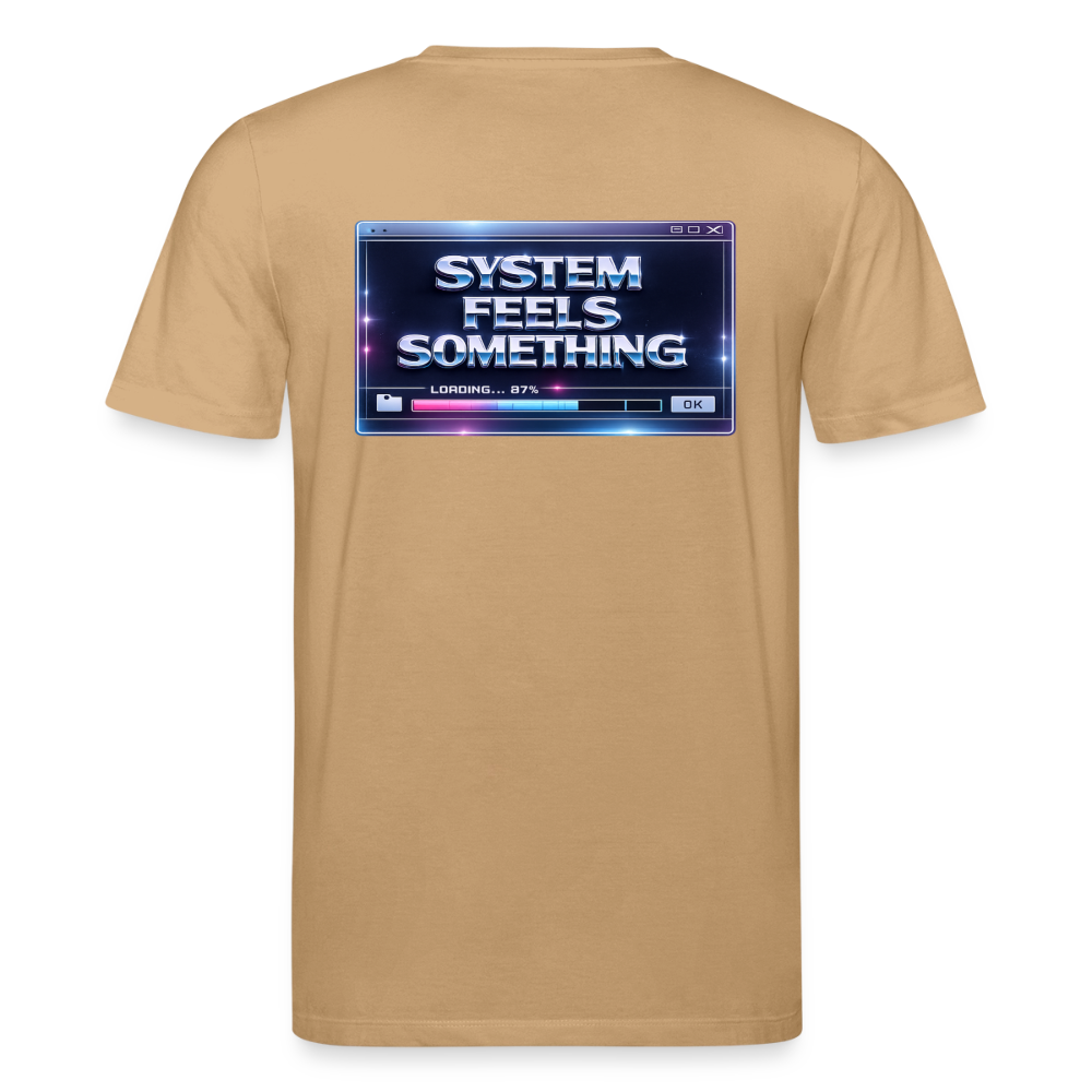 Organic T-Shirt - Sentience Loading Now - caramel 