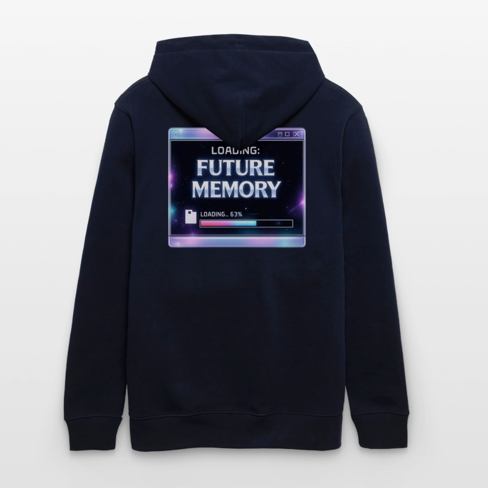 Organic Hoody - Future Memory - navy
