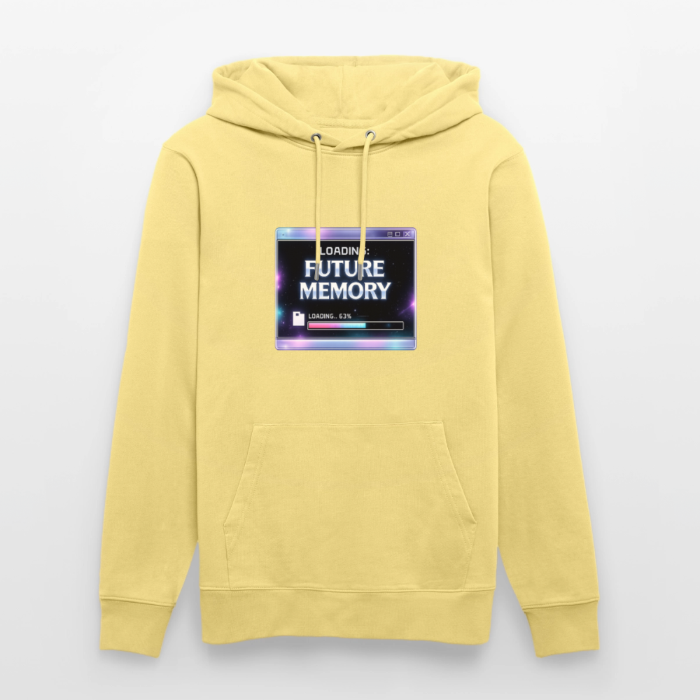 Organic Hoody - Future Memory - viva yellow 