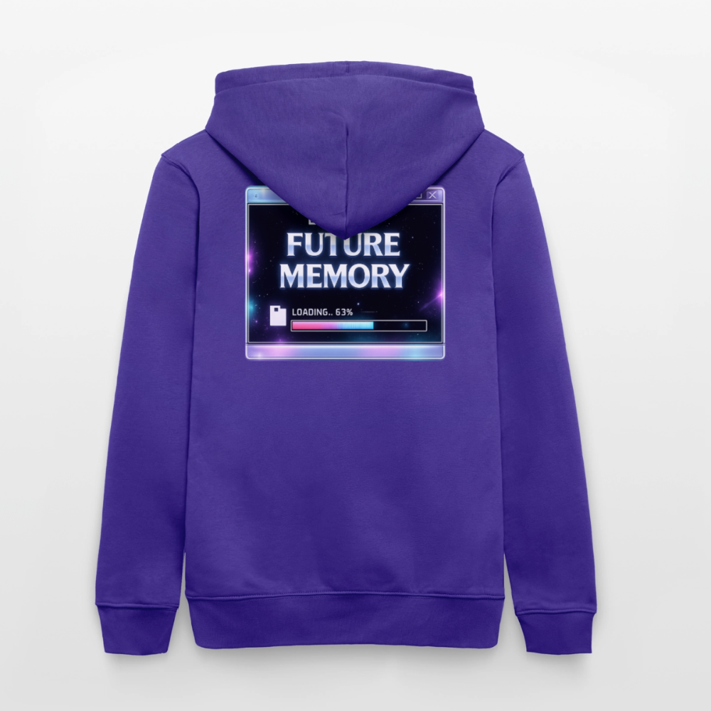 Organic Hoody - Future Memory - purple love 